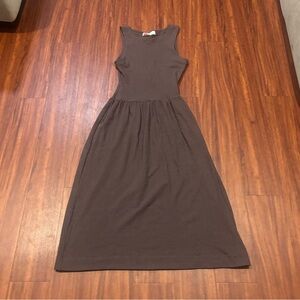 Free People Beach Drop Waist Terry Cloth Dress